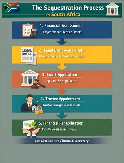 Sequestration process South Africa